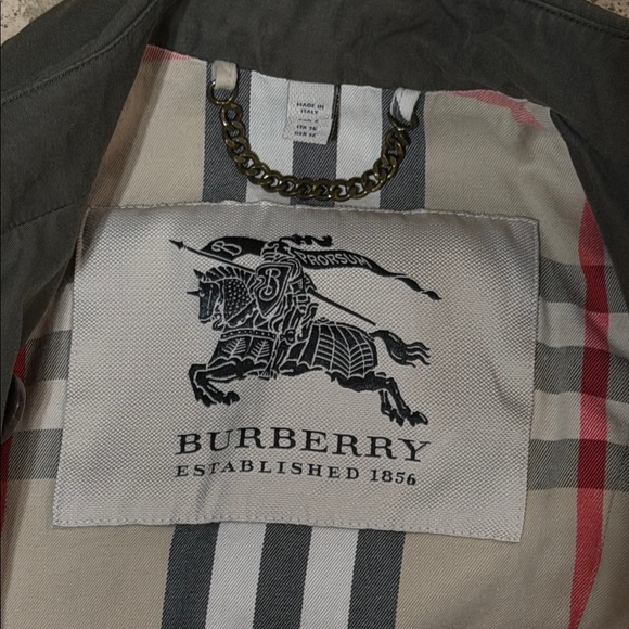 Burberry Established 1856 Khaki Double Breasted Trench Jacket 🧥 - Picture 8 of 16